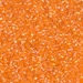 DBS0151:  HALF PACK Transparent Orange AB  15/0 Miyuki Delica Bead 50 grams - DBS0151_1/2pk
