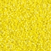 DBS0160:  HALF PACK Opaque Yellow AB 15/0 Miyuki Delica Bead 50 grams - DBS0160_1/2pk