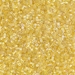DBS0171:  HALF PACK Transparent Yellow AB  15/0 Miyuki Delica Bead 50 grams - DBS0171_1/2pk