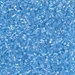 DBS0176:  HALF PACK Transparent Aqua AB  15/0 Miyuki Delica Bead 50 grams - DBS0176_1/2pk