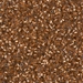 DBS0181:  HALF PACK Copper Lined Pale Amber  15/0 Miyuki Delica Bead 50 grams - DBS0181_1/2pk