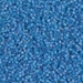DBS0862:  HALF PACK Matte Transparent Capri Blue AB 15/0 Miyuki Delica Bead 50 grams - DBS0862_1/2pk