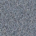 DBS0863:  HALF PACK Matte Transparent Gray AB  15/0 Miyuki Delica Bead 50 grams - DBS0863_1/2pk