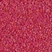 DBS0874:  HALF PACK Matte Opaque Red AB  15/0 Miyuki Delica Bead 50 grams - DBS0874_1/2pk