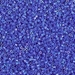 DBS1578:  HALF PACK Opaque Cyan Blue AB 15/0 Miyuki Delica Bead 50 grams - DBS1578_1/2pk