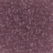 DP-142F:  HALF PACK Miyuki 3.4mm Drop Bead Matte Transparent Smoky Amethyst   125 grams - DP-142F_1/2pk
