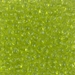 DP-143:  HALF PACK Miyuki 3.4mm Drop Bead Transparent Chartreuse   125 grams - DP-143_1/2pk