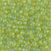 DP-143FR:  HALF PACK Miyuki 3.4mm Drop Bead Matte Transparent Chartreuse AB   125 grams - DP-143FR_1/2pk