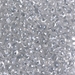 DP-242:  HALF PACK Miyuki 3.4mm Drop Bead Sparkling Pewter Lined Crystal   125 grams - DP-242_1/2pk