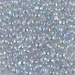 DP-2443:  HALF PACK Miyuki 3.4mm Drop Bead Transparent Light Marine Blue Gold Luster   125 grams   125 grams - DP-2443_1/2pk