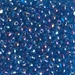 DP-291:  HALF PACK Miyuki 3.4mm Drop Bead Transparent Capri Blue AB   125 grams - DP-291_1/2pk