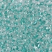 DPF-38:  HALF PACK Miyuki 3.4mm Drop Bead Sparkling Aqua Green Lined Crystal approx 125 grams - DPF-38_1/2pk