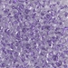 DPF-40:  HALF PACK Miyuki 3.4mm Drop Bead Sparkling Purple Lined Crystal approx 125 grams - DPF-40_1/2pk
