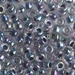 E-283:  HALF PACK 5/0 Noir Lined Crystal AB Miyuki Seed Bead approx 125 grams - E-283_1/2pk