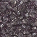 E-3287:  HALF PACK 5/0 Rococo Silverlined Amethyst Crystal Miyuki Seed Bead approx 125 grams - E-3287_1/2pk