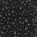 LDP-401:  HALF PACK Miyuki 3x5.5mm Long Drop Bead Black approx 125 grams - LDP-401_1/2pk