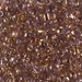 MA4-952: HALF PACK Miyuki 4mm Magatama 24kt Gold Lined Pale Amethyst approx 50 grams - MA4-952_1/2pk