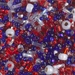 MM-021_1/2pk:  HALF PACK Multi Mix - Fourth of July approx 125 grams - MM-021_1/2pk