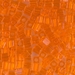 SB-138:  HALF PACK Miyuki 4mm Square Bead Transparent Orange approx 125 grams - SB-138_1/2pk