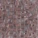 SB-224:  HALF PACK Miyuki 4mm Square Bead Cocoa Lined Crystal approx 125 grams - SB-224_1/2pk