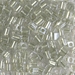 SB-2604:  HALF PACK Miyuki 4mm Square Bead Sparkling Celery Lined Crystal approx 125 grams - SB-2604_1/2pk