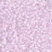 SB18-207:  HALF PACK Miyuki 1.8mm Square Bead Pink Lined Crystal approx 125 grams - SB18-207_1/2pk