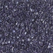 SB18-223:  HALF PACK Miyuki 1.8mm Square Bead Grape Lined Crystal approx 125 grams - SB18-223_1/2pk