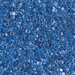 SB18-238:  HALF PACK Miyuki 1.8mm Square Bead Blue Lined Crystal approx 125 grams - SB18-238_1/2pk