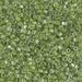SB18-245:  HALF PACK Miyuki 1.8mm Square Bead Lime Lined Crystal approx 125 grams - SB18-245_1/2pk