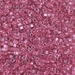 SB18-2603:  HALF PACK Miyuki 1.8mm Square Bead Sparkling Rose Lined Crystal approx 125 grams - SB18-2603_1/2pk