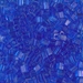 SB3-150:  HALF PACK Miyuki 3mm Square Bead Transparent Sapphire approx 125 grams - SB3-150_1/2pk