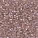 TR10-1525:  HALF PACK Miyuki 10/0 Triangle Sparkling Blush Lined Crystal approx 125 grams - TR10-1525_1/2pk