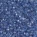 TR10-1557:  HALF PACK Miyuki 10/0 Triangle Sparkling Blue Lined Crystal approx 125 grams - TR10-1557_1/2pk