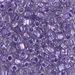 TR5-1531:  HALF PACK Miyuki 5/0 Triangle Sparkling Purple Lined Crystal approx 125 grams - TR5-1531_1/2pk