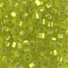 TR5-1801F:  HALF PACK Miyuki 5/0 Triangle Matte Silverlined Chartreuse approx 125 grams - TR5-1801F_1/2pk