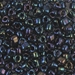 TR5-452:  HALF PACK Miyuki 5/0 Triangle Metallic Dark Blue Iris approx 125 grams - TR5-452_1/2pk