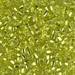 TR8-1801:  HALF PACK Miyuki 8/0 Triangle Silverlined Chartreuse approx 125 grams - TR8-1801_1/2pk
