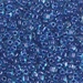 TR8-1828:  HALF PACK Miyuki 8/0 Triangle Blue Lined Aqua approx 125 grams - TR8-1828_1/2pk
