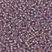 11-1012:  11/0 Silverlined Smoky Amethyst AB Miyuki Seed Bead approx 250 grams - 11-1012