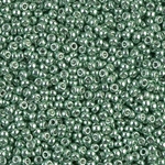 11-1074:  11/0 Galvanized Sea Green Miyuki Seed Bead 