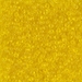 11-136:  11/0 Transparent Yellow  Miyuki Seed Bead - 11-136*