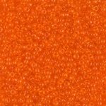 11-138:  11/0 Transparent Orange  Miyuki Seed Bead 