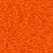 11-138F:  11/0 Matte Transparent Orange Miyuki Seed Bead - 11-138F*