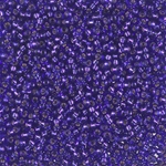 11-1446:  11/0 Dyed Silverlined Red Violet Miyuki Seed Bead 
