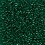 11-147:  11/0 Transparent Emerald Miyuki Seed Bead 