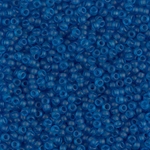 11-149F:  11/0 Matte Transparent Capri Blue  Miyuki Seed Bead 