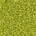 11-14F:  11/0 Matte Silverlined Chartreuse Miyuki Seed Bead - 11-14F*