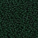 11-156F:  11/0 Matte Transparent Dark Emerald Miyuki Seed Bead - 11-156F*