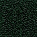 11-156SF:  11/0 Semi-Frosted Transparent Dark Emerald Miyuki Seed Bead - 11-156SF*