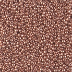11-187:  11/0 Copper Plated Miyuki Seed Bead 